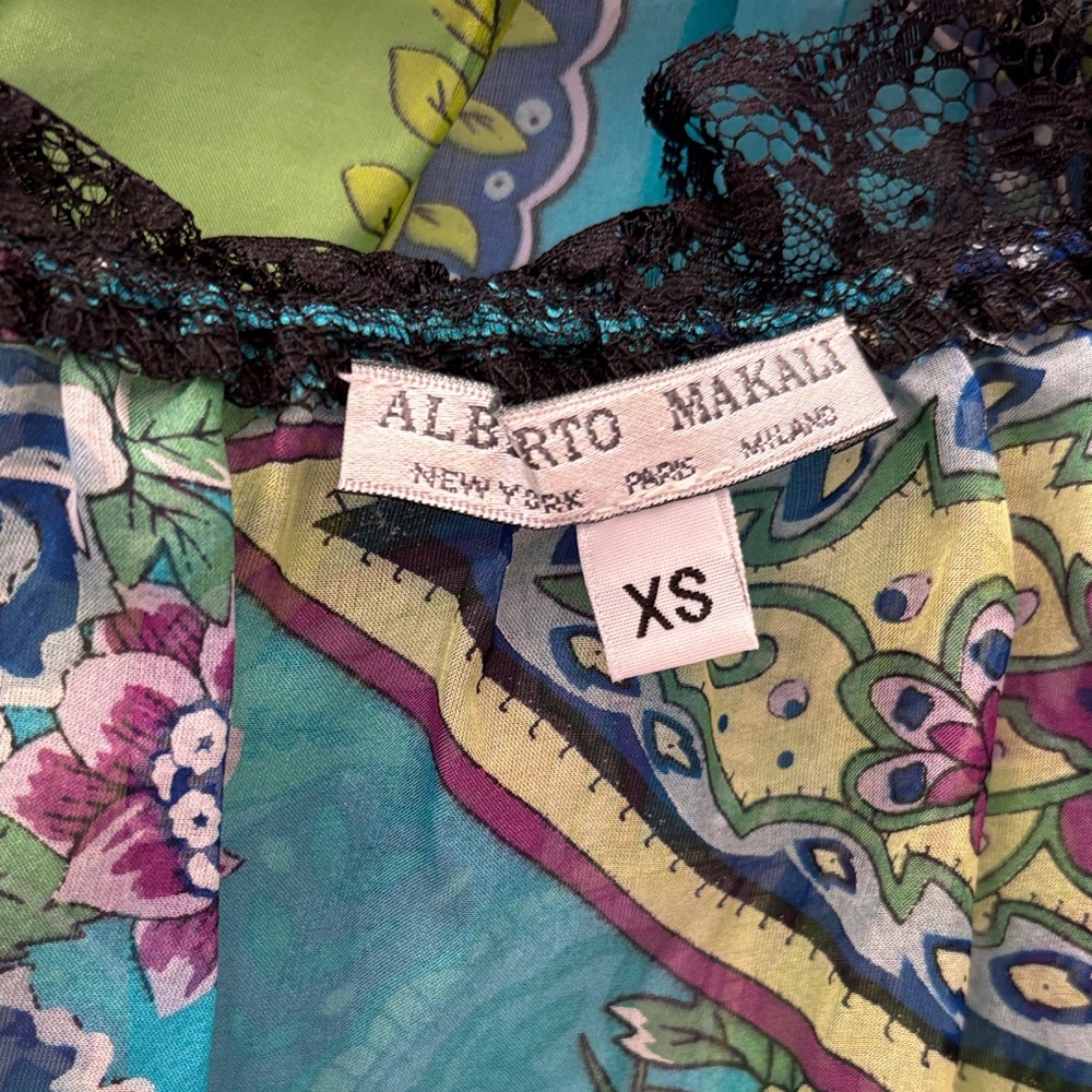 Alberto Makali Multicolor Floral Blouse - Picture 2 of 3